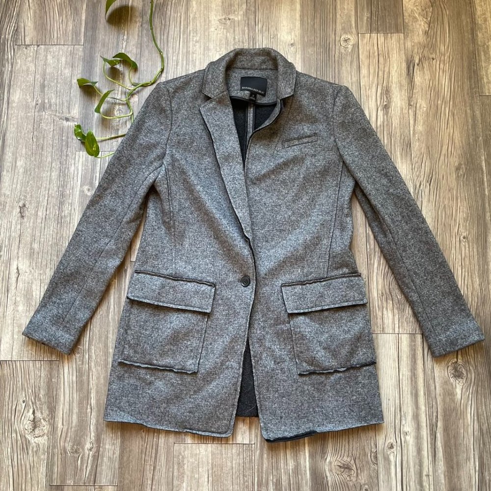 Banana Republic Women's Size 2 Wool Blend PeaCoat